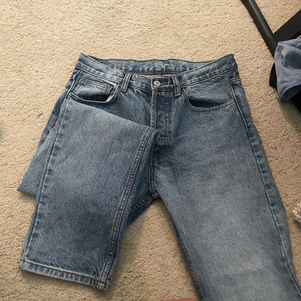 Brandy Melville mom jeans. Says size medium
